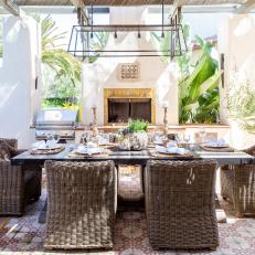 Mediterranean Outdoor Dining Room