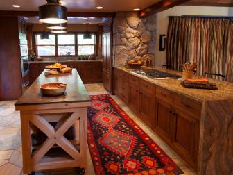 Rustic Lodge Kitchen