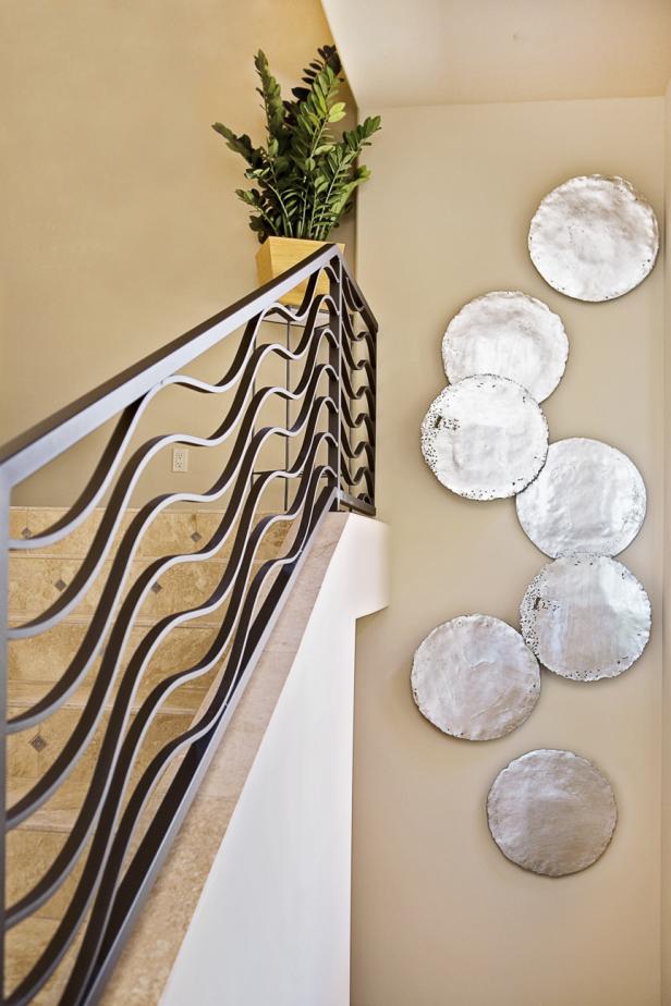 Wavy Stair Railing | HGTV