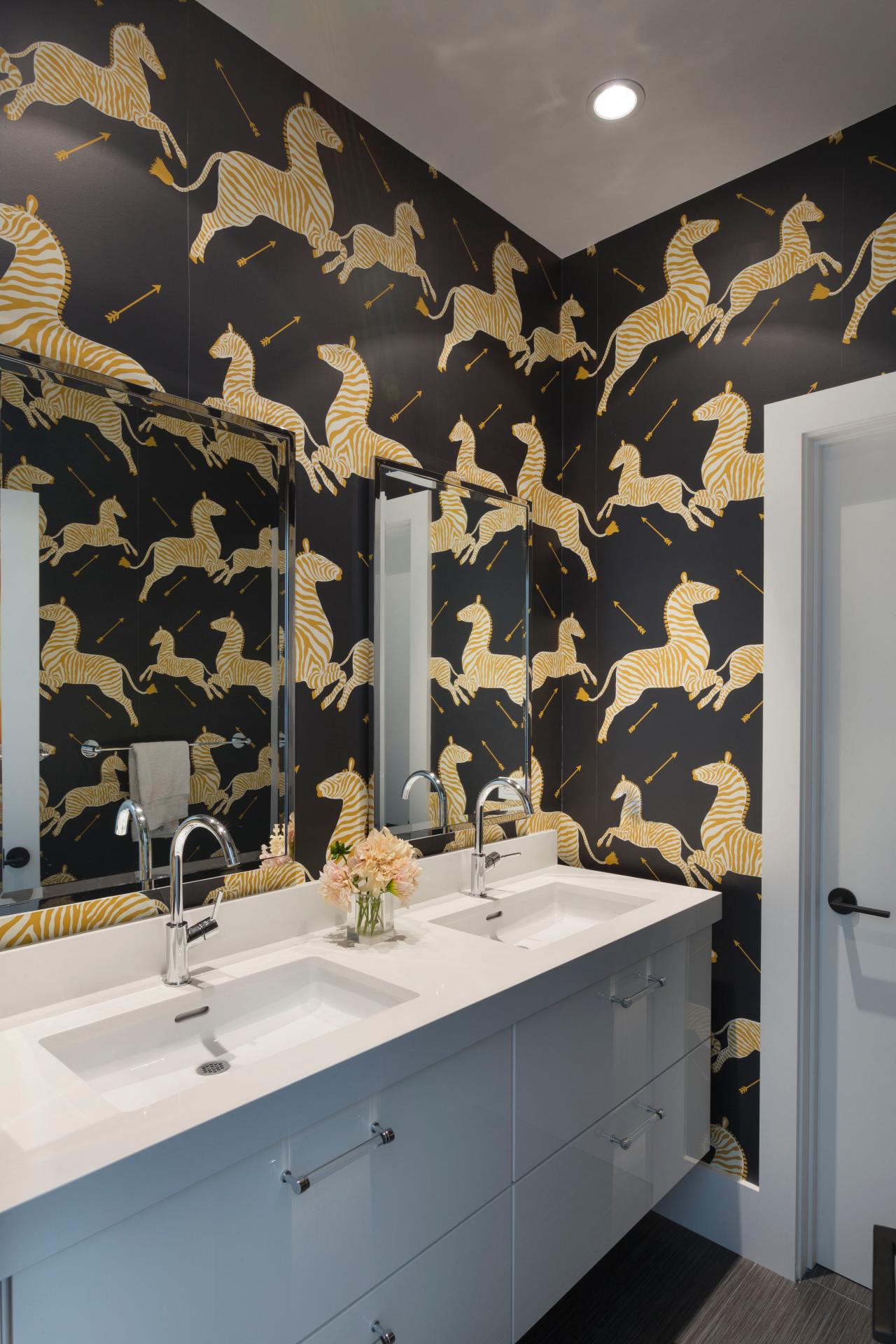 15 Beautiful Reasons to Wallpaper Your Bathroom | HGTV's Decorating & Design Blog | HGTV