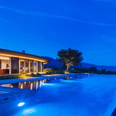 Modern Home Features Stunning Infinity Pool & Backyard Oasis