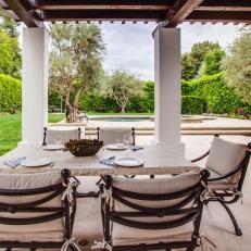 Spanish Colonial Outdoor Dining Room