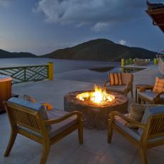 Fire Pit: Balinese-Inspired Villa in Tortola, British Virgin Islands
