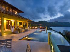 Patio With an Infinity Pool and View of British Virgin Islands