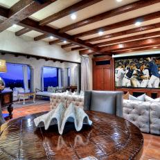 Living Room: Luxury Estate in Irvine, Calif.