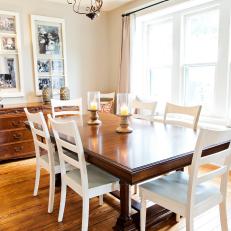 After: A Dining Room Fit For a Family of Five