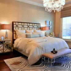 Elegant Master Bedroom With Pastel Color Palette