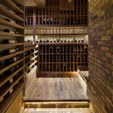 Well-Lit Wine Cellar