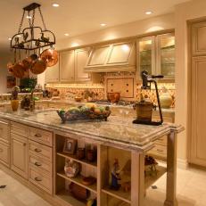 Cottage Kitchen with Cream Cabinetry
