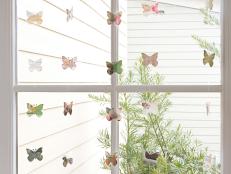 Kids' Craft: Colorful Butterfly Garland