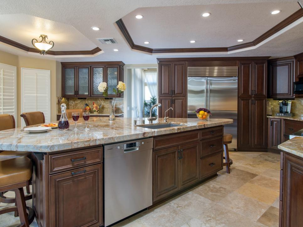 Galley Kitchen with Island U Shaped Kitchen  Design Ideas Pictures Ideas From HGTV 