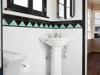 Art Deco Tiled Bathroom