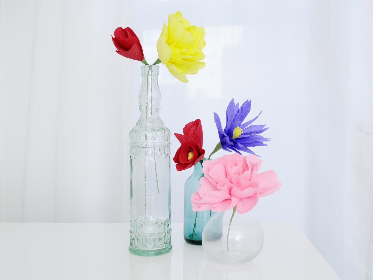 How To Make Flowers Using Crepe Paper Hgtv