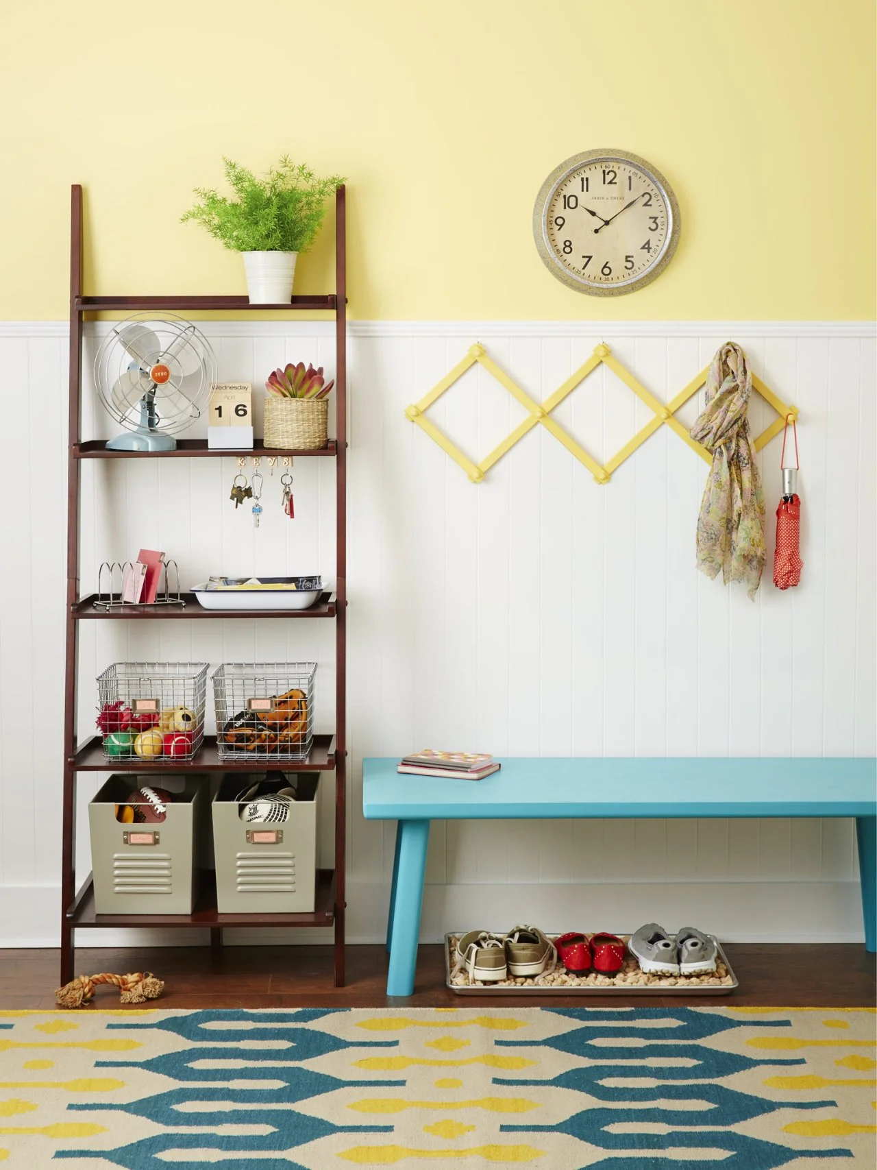5 Ways to Use a Ladder Shelf HGTV