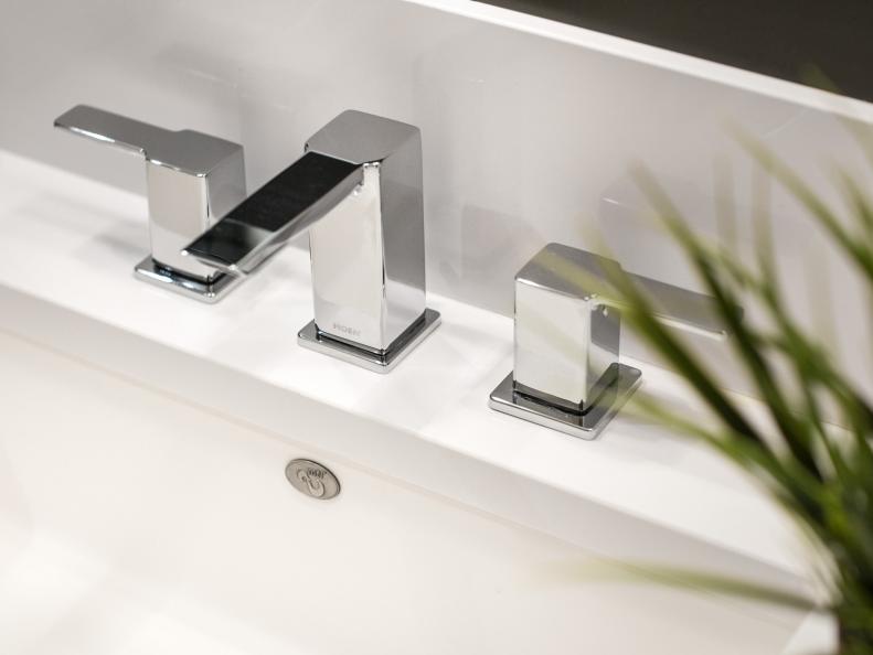 sleek modern bathroom faucet