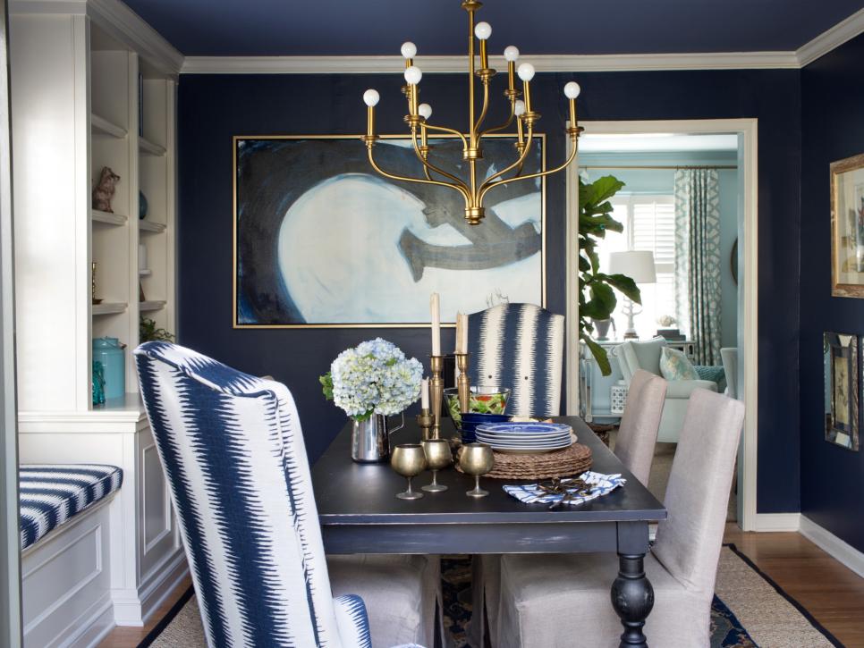 formal dining room color schemes