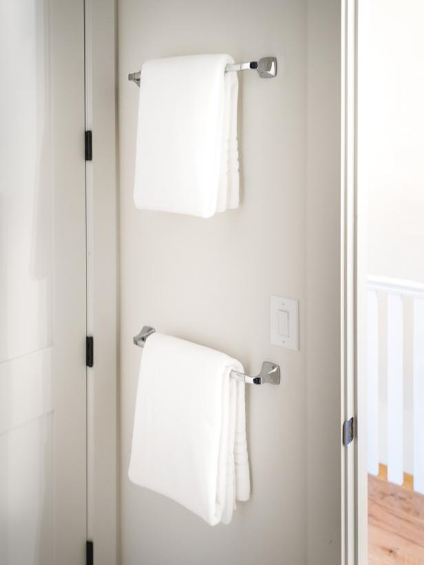 Towel Hanger Behind Bathroom Door, Towel Rack For Bathroom Door