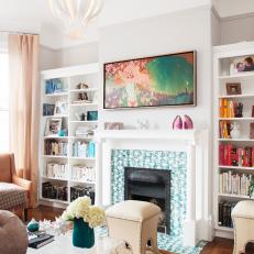 Chic Living Room With Victorian Touches