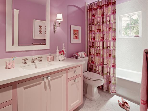 Pink Girly Bathroom