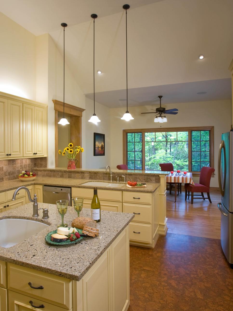 Relaxing Craftsman Kitchen and Dining Area HGTV