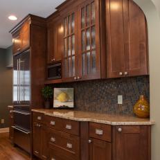 Craftsman Kitchen with Alder Cabinets & Granite Countertops