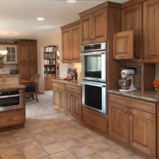Built-Ins Abound in Functional, Transitional Kitchen