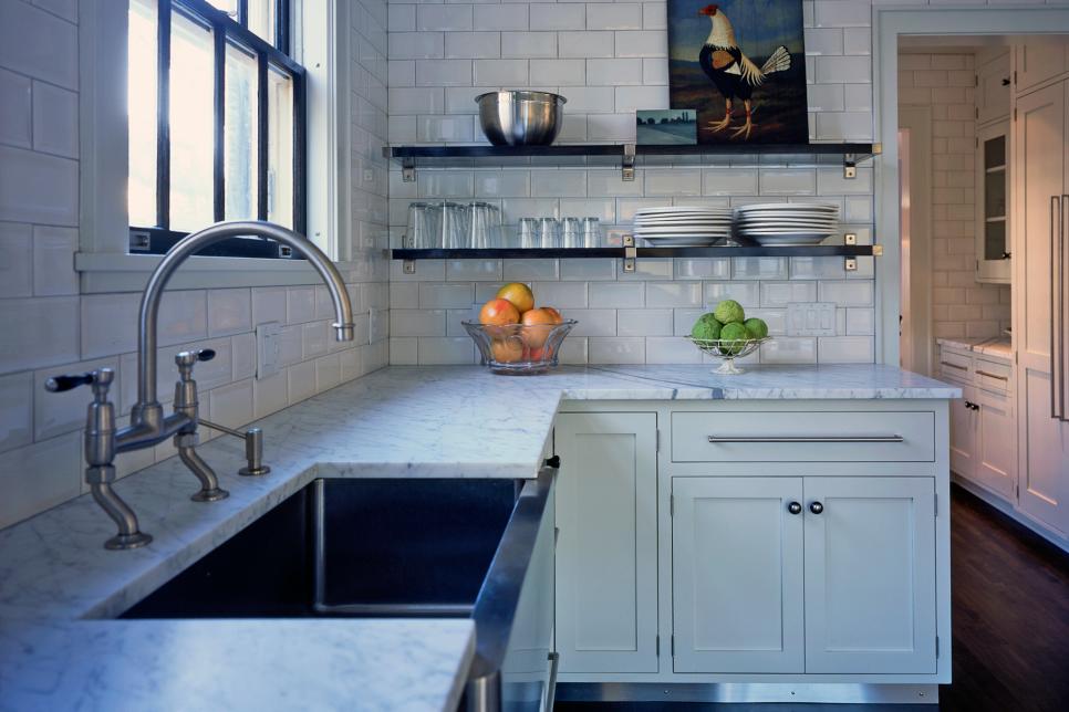 15+ design ideas for kitchens without upper cabinets | hgtv