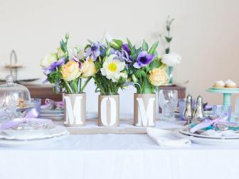 DIY Mother's Day Centerpiece