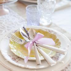 Spring-Inspired Table Setting