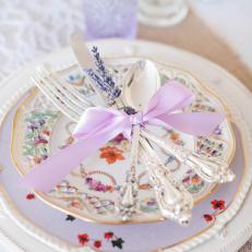 Vintage, Spring-Inspired Table Setting