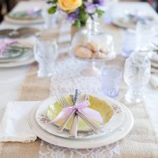 Spring-Inspired Vintage Table Setting