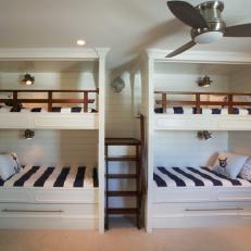 Custom Nautical Bunk-Bed Bedroom