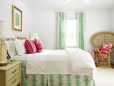  White Bedroom With Tropical Accents 
