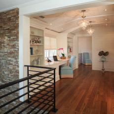 Breezeway-Spanning Home Office Saves Space