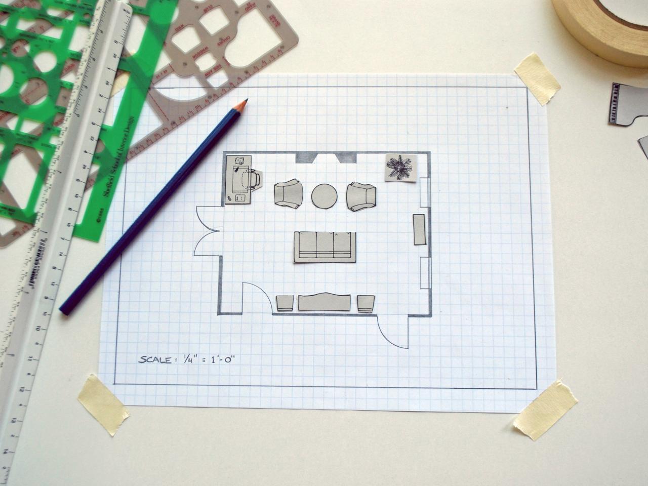 Floor Plan Furniture How to Create a Floor  Plan  and Furniture  Layout HGTV