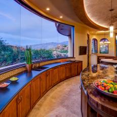 Modern Kitchen with Outstanding Views