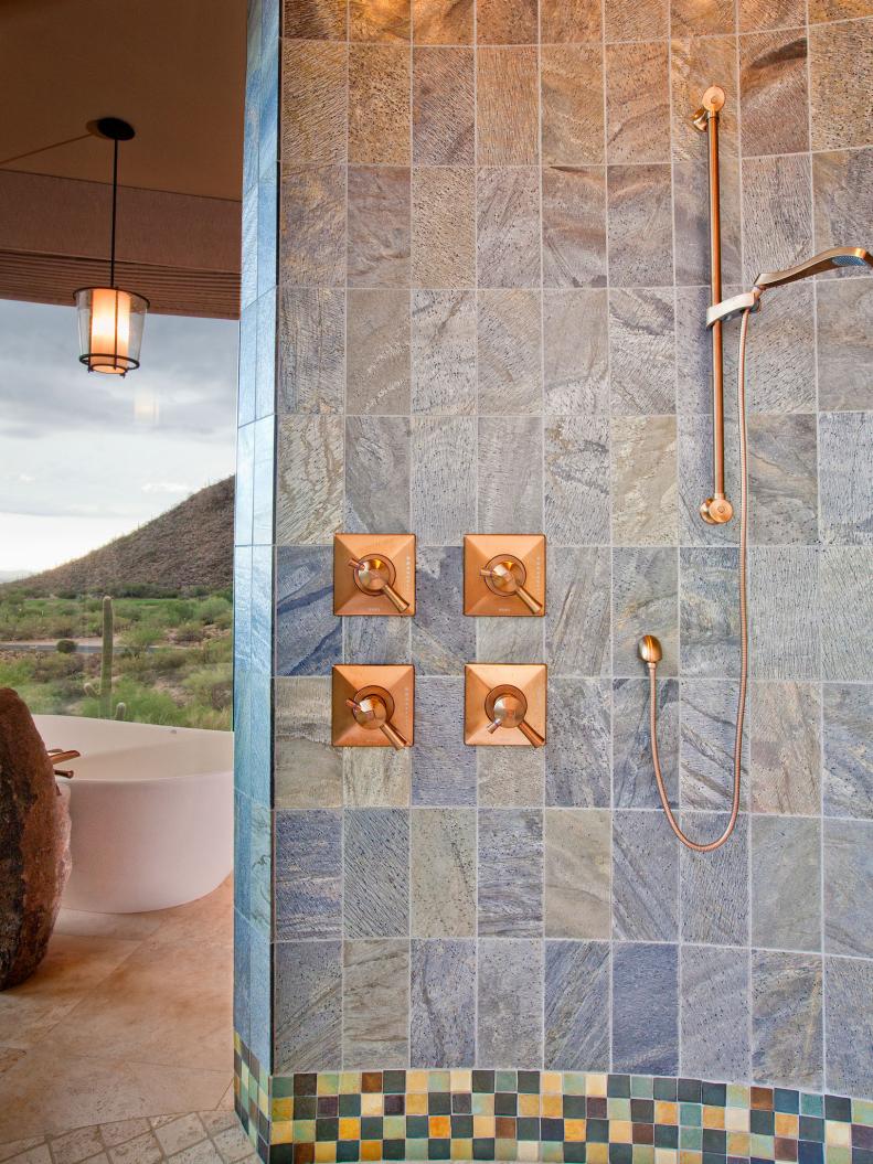 Three Tiled Walk-in Shower
