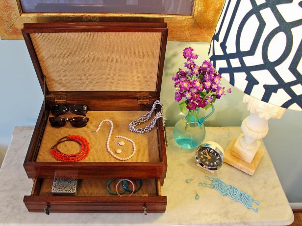Old cutlery boxes are easy to find at estate sales or in antique or thrift shops — usually at bottom-dollar prices. With just a little elbow grease, you can turn one of these bargain boxes into a massive jewelry box that any fashionista on your list will be thrilled to receive. Get upcycling with our <a href=&quot;http://www.hgtv.com/handmade/upcycle-an-old-cutlery-box-into-a-new-jewelry-box/index.html&quot;>step-by-step instructions</a>.