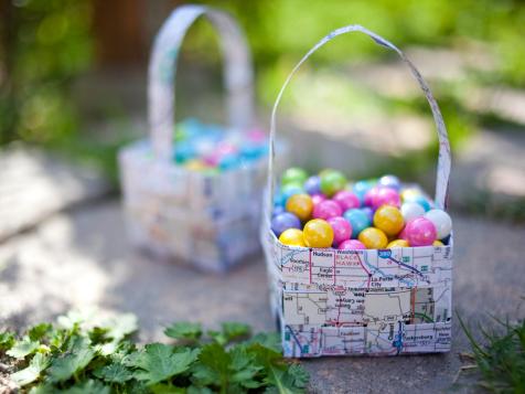 How to Make a Woven Map Easter Basket