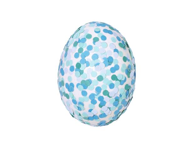 Egg Decorated with Confetti 