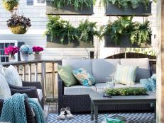 Outdoor Privacy With Planter Boxes