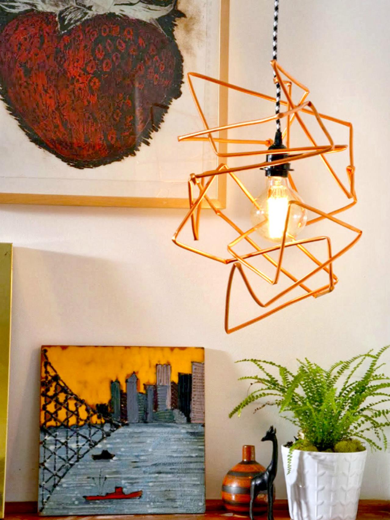 Ideas 40 of Homemade Hanging Lamp Ideas