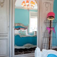 ]French Victorian Armoire in Teen Bedroom