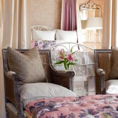 Master Bedroom With Romantic Color Palette