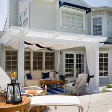 Hamptons-Inspired Backyard Haven