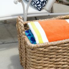 Get a Boost of Color With Poolside Towels and Pillows