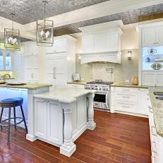 Gourmet Styling in Traditional White Kitchen