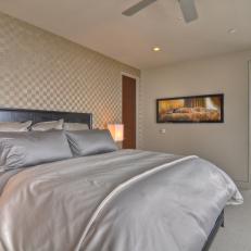 Contemporary Bedroom With Pearlescent Accents