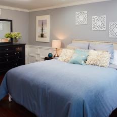 Blue Serene Master Bedroom Makeover
