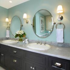 Spacious Bathroom With Large Double Vanity
